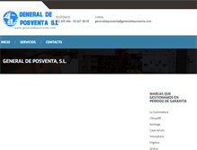 Tablet Screenshot of generaldeposventa.com